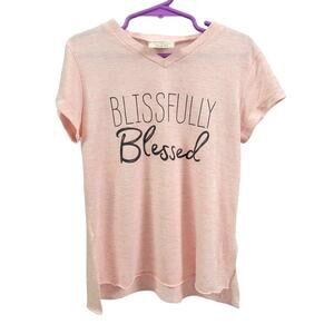 Daisy Rae Day Girl's Asymmetrical Tee Size 6-7